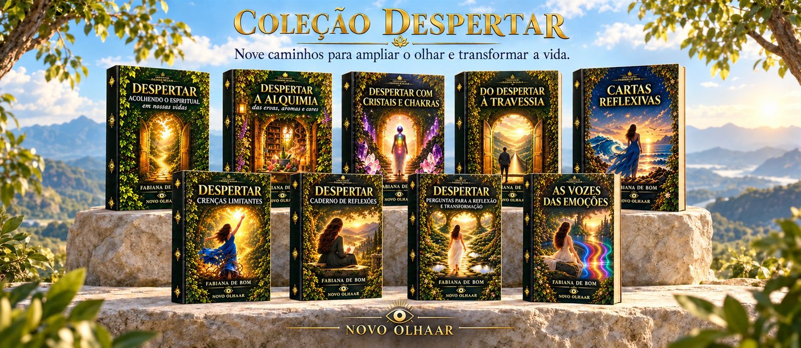 Coleção Despertar — nove caminhos para ampliar o olhar e transformar a vida.